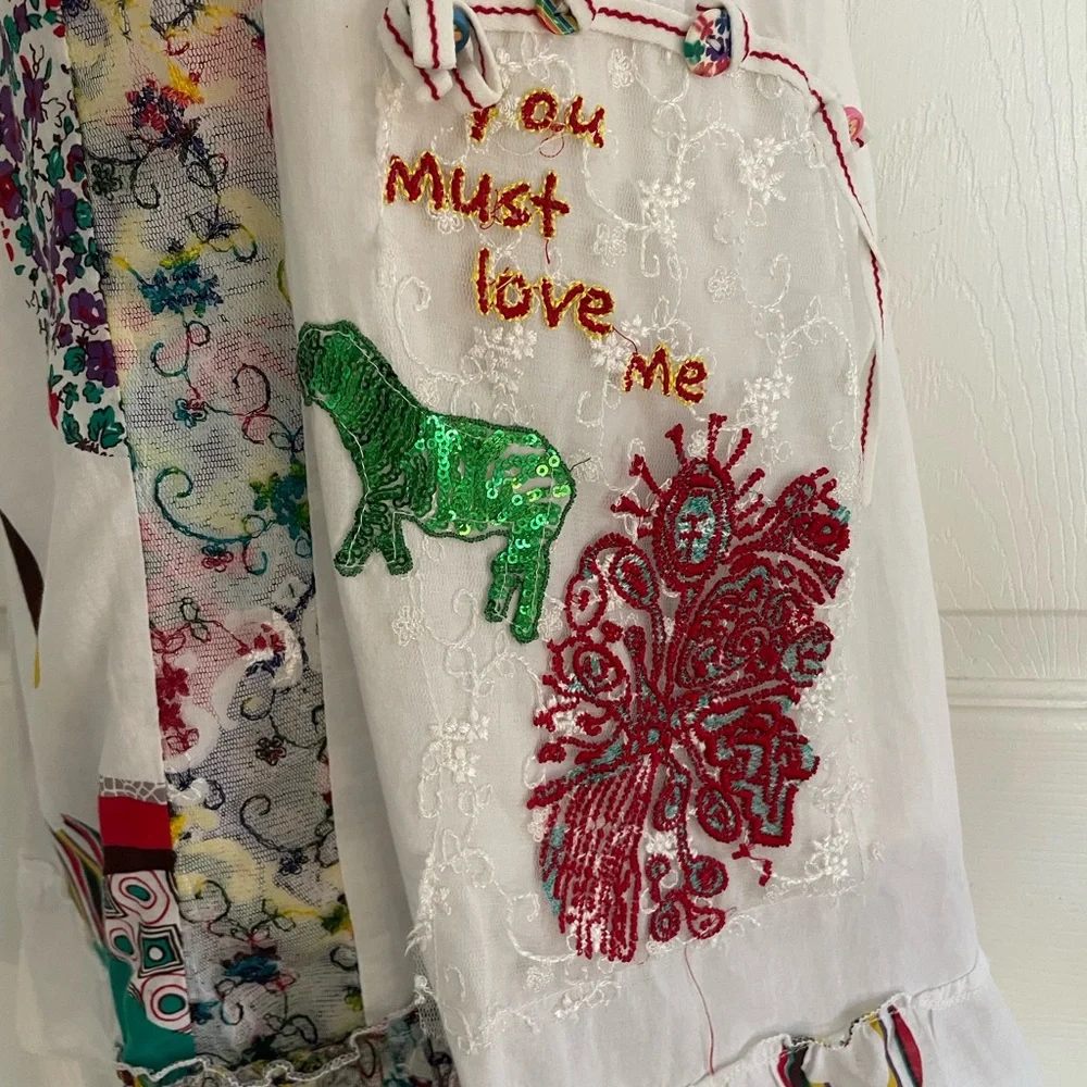 Kessley Boho Dress with Fun Patterns - Picture 2 of 4